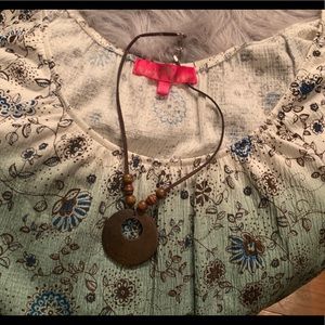 Cute Top With Matching Necklace